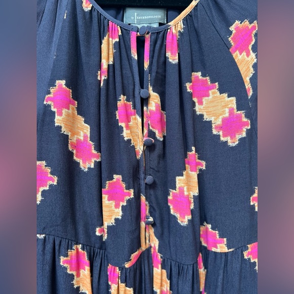 ANTHROPOLOGIE Sammi Tiered Mini Dress Size XS - Picture 8 of 9
